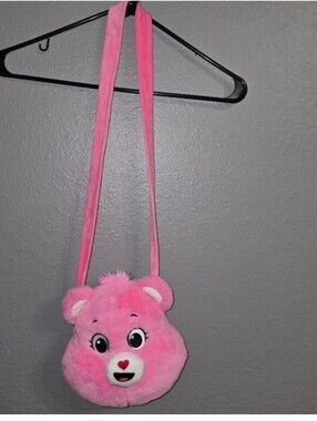 Care Bears Pink Plush Crossbody Bag